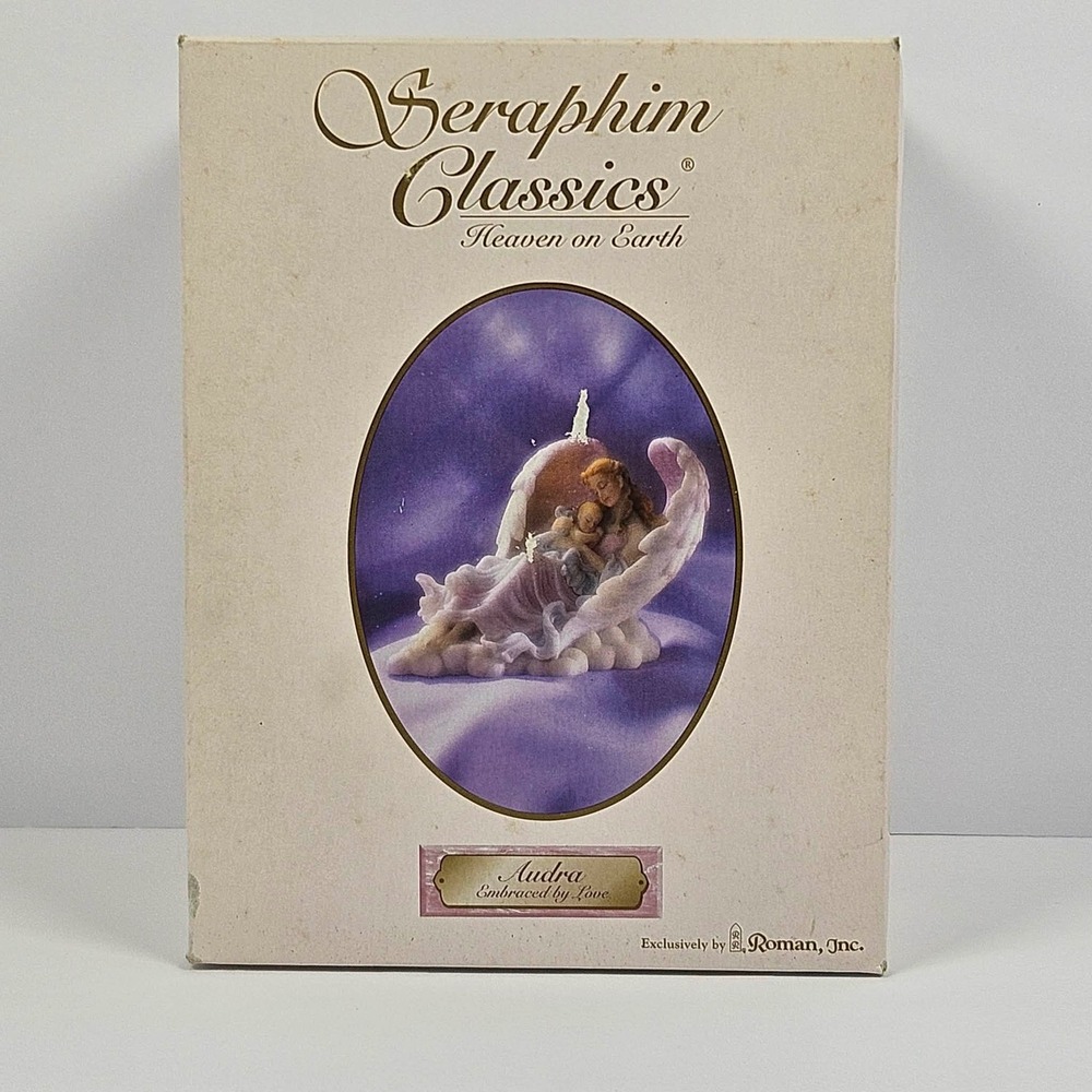 Seraphim Classics Audra Embraced by Love Angel Figurine Roman Inc 78187 COA Box